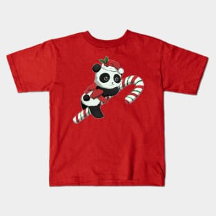 Christmas Panda Kids T-Shirt